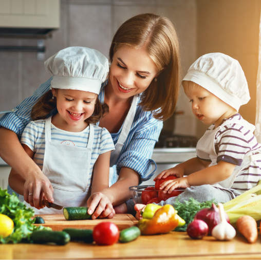 Ernährung und Kochen für Eltern und Familien